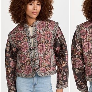 Sea Tess Print Quilted Jacket